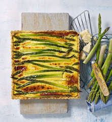 Chřestovo-sýrový quiche