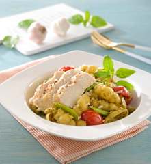 青醬雞肉貝殼麵