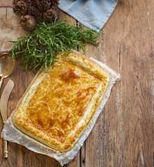 Empada de bacalhau
