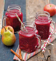 Shake z pieczonego buraka i owoców