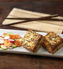 Tofu in crosta di sesamo