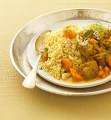 Lamb tagine with apricots and honey
