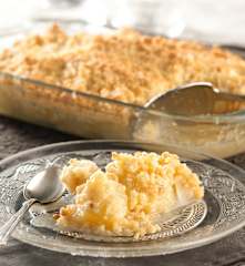 Pear Crumble with Coconut and Hazelnuts