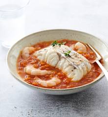 Filet de colin à la sauce tomate