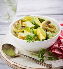 Salsa cremosa de perejil