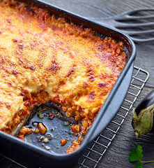 Linsen-Moussaka