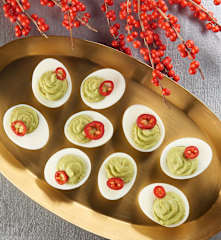 Avocado Deviled Eggs