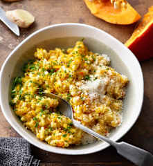 Kürbisrisotto