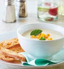 Velouté de coliflor y queso cheddar