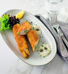 Spargel Cordon Bleu mit Sauce Tartare