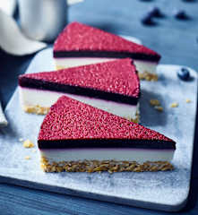 Heidelbeer-Cornflakes-Torte