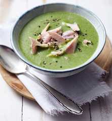 Soupe de blettes au gingembre