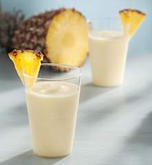 Sorbete de piña colada