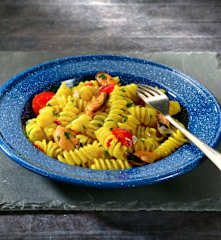 Fusilli mit pikanten Miesmuscheln