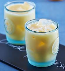 Agua de avena y manzana