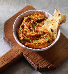 Auberginen-Curry-Dip (Bangladesh)