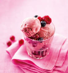 Crème glacée fraise-soja