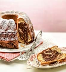 Gâteau marbré