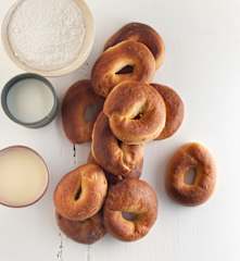 Argolas de leite condensado