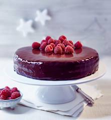 Schokoladen-Himbeer-Torte