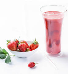 Milk-shake à la fraise