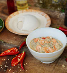 M'boa com xima - Estufado de folha de abóbora com camarão