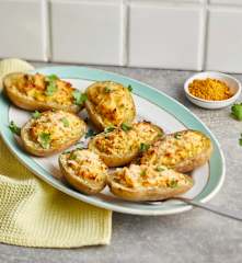 Pomme de terre farcie au poulet