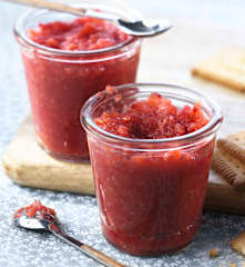 Compote coing-pomme-framboise