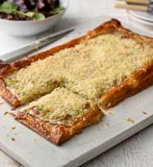Bacon, Leek and Emmental Tart