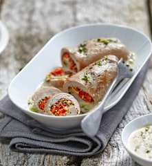 Surprises de veau au fromage et au poivron