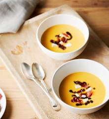 Gaspacho tomate-abricot