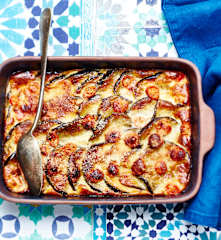 Gratin d'aubergine au parmesan