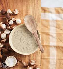 Mushroom and White Wine Cream Sauce
