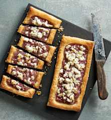 Caramelized Onion and Goat Cheese Tarts