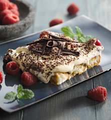 Tiramisu s malinami