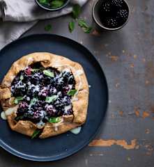 Tarte leve de amora