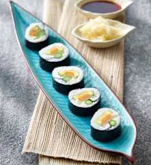 Vegetarische Sushi-Rolle