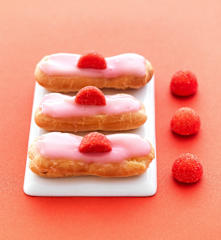 Mini éclairs aux fraises Tagada