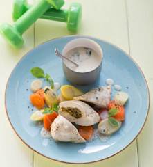 Hähnchenbrust mit Tomaten-Kräuter-Füllung