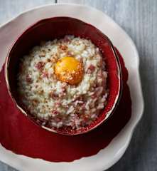 Risoto à carbonara