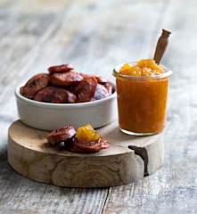 Spiced Pear Jam and Chorizo