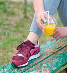 Smoothie mango-zielona herbata-imbir