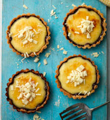 Lemon and White Chocolate Cream Tart