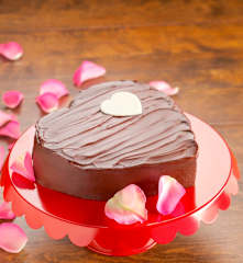 Valentine's Decadent Steamed Chocolate Cake