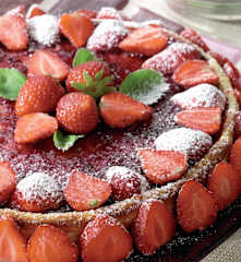 Cheesecake cotta alle fragole