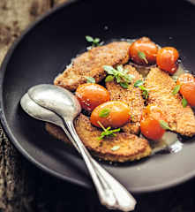Escalopes de foie gras panées aux kumquats