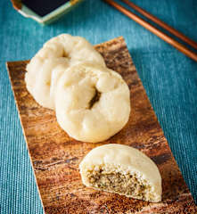 Char siu bao (panes al vapor rellenos)