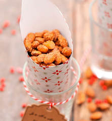 Słodkie migdały w karmelu