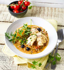 Tagine mit Seeteufel