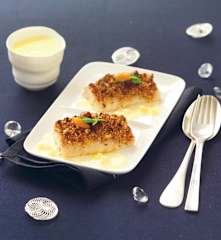 Bar en croûte de fruits secs